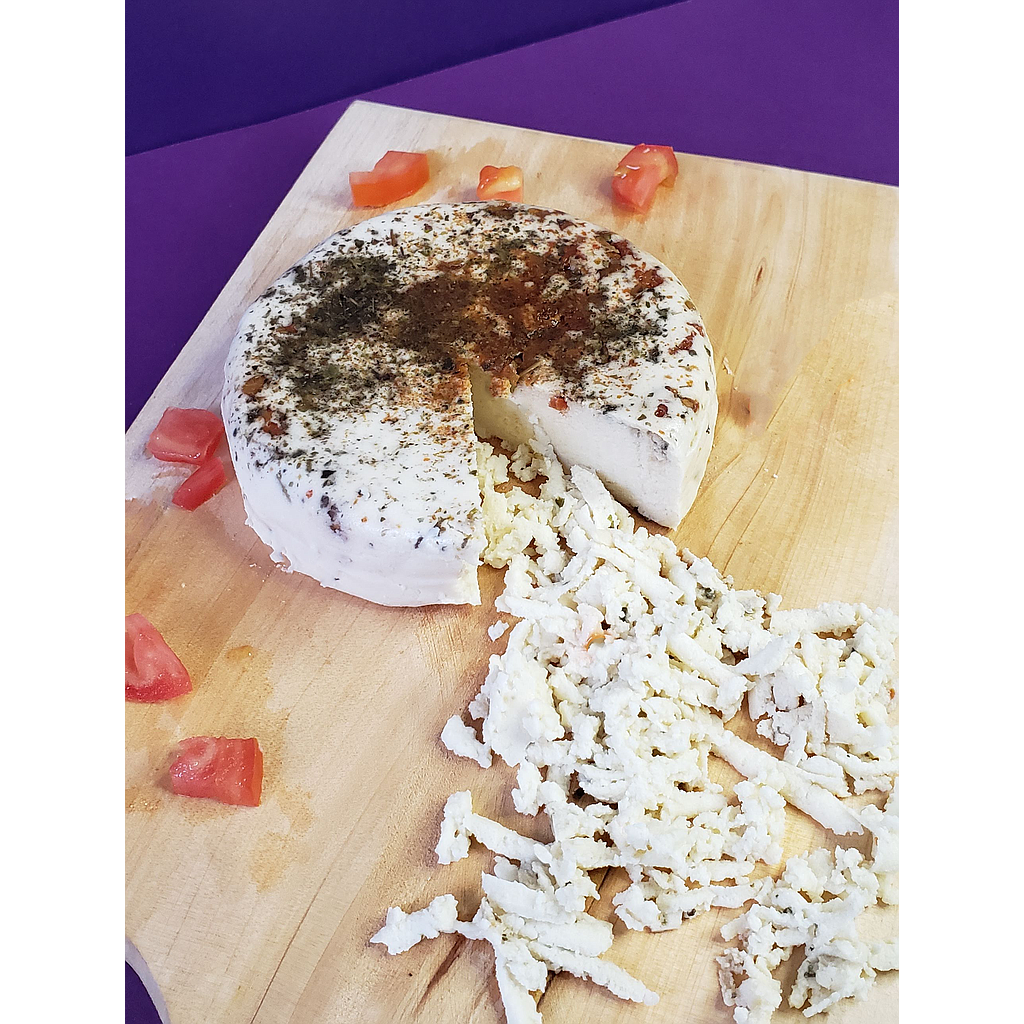 Queso de Almendras con  Tomate Seco y Albahaca 250 g