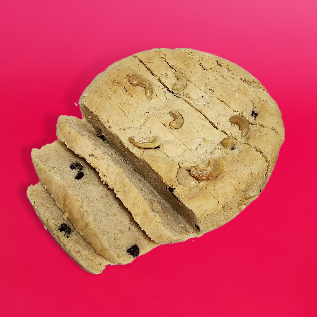 Pan de Arroz Masa Madre con  Uvas Pasas y  Marañón 800 g